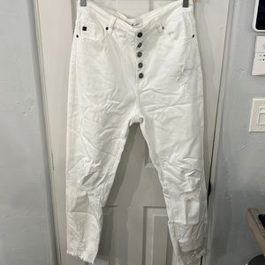 Kan Can white skinny jeans